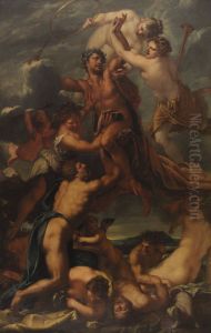 Apotheose Kaiser Leopolds I. by Pietro Liberi