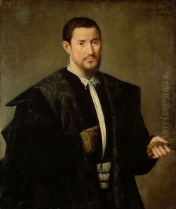 Bildnis eines barhauptigen Mannes by Bernardino Licinio