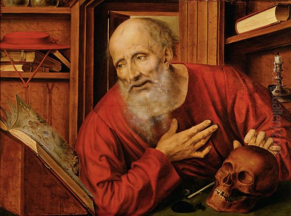 Saint Jerome in his cell - view 1