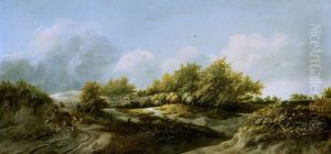 Dunenlandschaft by Jan Vermeer van Haarlem