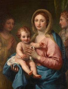 Madonna with Child and Two Angels by Anton Raphael Mengs