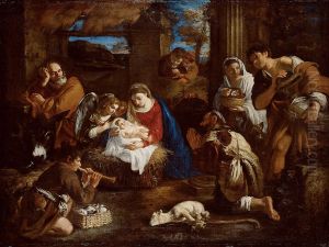 Adoration of the Shepherds by Pier Francesco Mola