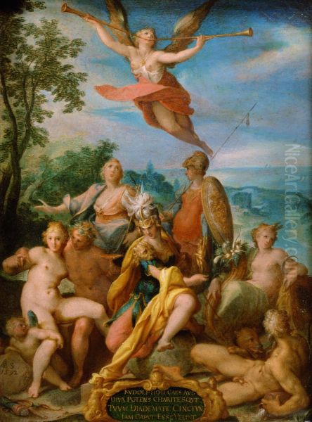 Allegorie auf Kaiser Rudolf II - view 1