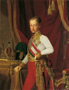 Kaiser Ferdinand I. von Osterreich by Ferdinand Georg Waldmuller