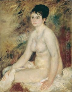 Nach dem Bade by Pierre Auguste Renoir