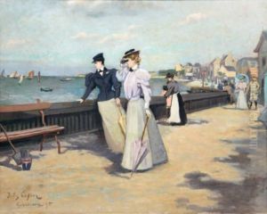 Promenade A Grandcamp by Jules Cayron