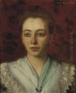 Portrait D'une Jeune Femme Portrait D'une Jeune Femme