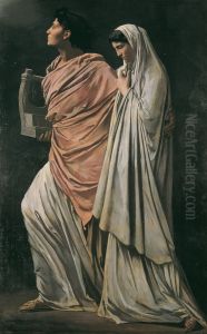 Orpheus and Eurydice by Anselm Friedrich Feuerbach