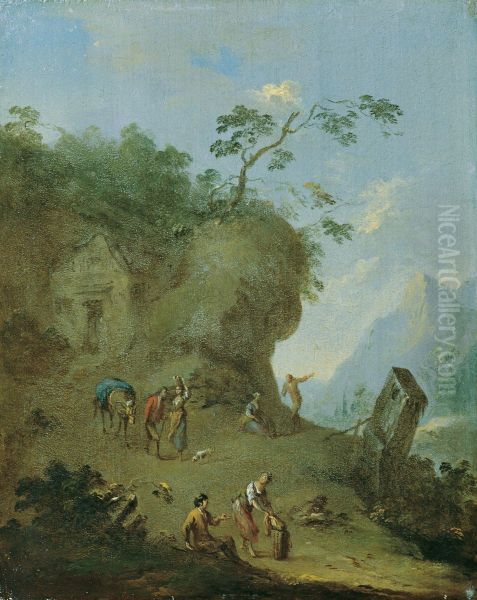 Hutte auf einer Waldhohe - view 1