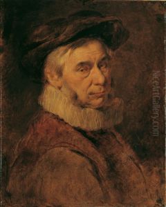 Alterer Mann mit Halskrause und Bart by Hans (Johann von Strasiripka) Canon