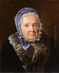 Rosina Wieser im 83. Lebensjahr by Ferdinand Georg Waldmuller