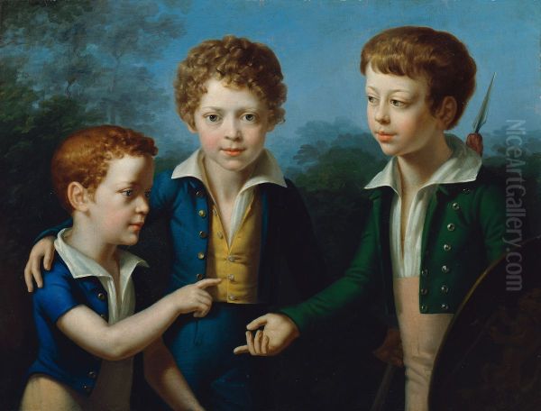 Albert, Moritz and Leopold von Neuwall - view 1