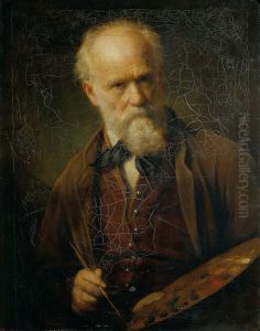 Selbstportrat by Friedrich von Amerling