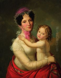 Eleonora Mayer, Freifrau zu Gravenegg mit Tochter Isabella Eleonora Mayer, Freifrau zu Gravenegg mit Tochter Isabella