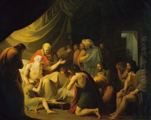 Jakob segnet die Sohne Josephs