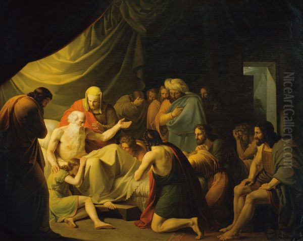 Jacob blesses the sons of Joseph - view 1