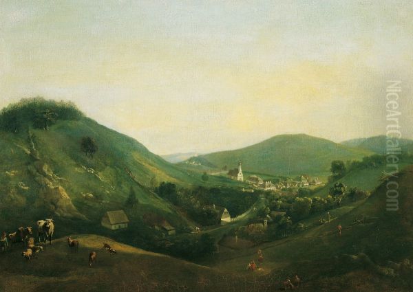 Landschaft bei Kalksburg - view 1