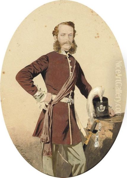 An Officer Of Light Infantry, Probably From A West Indian Militiaregiment. - view 1