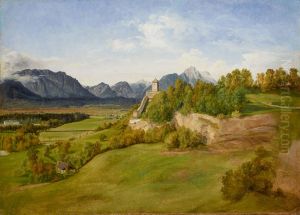 Der Monchsberg in Salzburg mit dem Josefsturm