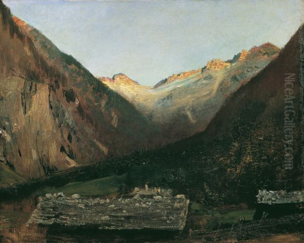 Abend in der Prossau bei Gastein - view 1