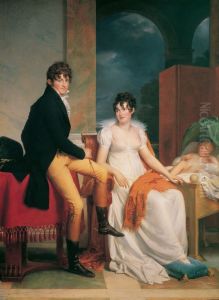 Count Moritz Christian von Fries and his family Count Moritz Christian von Fries and his family
