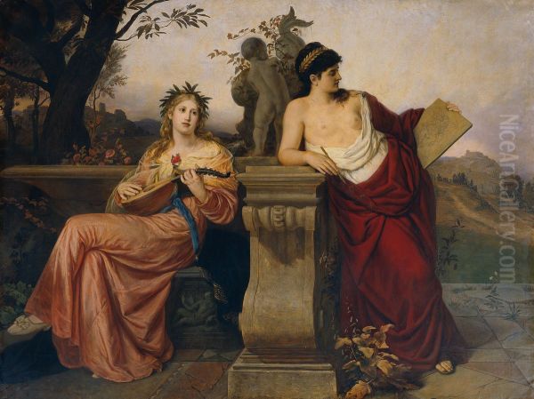 Allegorie auf Musik und Malerei - view 1