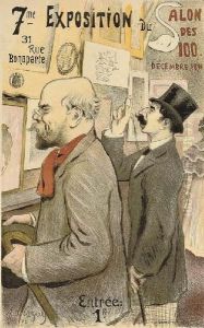 Salon Des Cents by Frederic Auguste Cazals