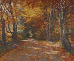 Praterallee im Herbst