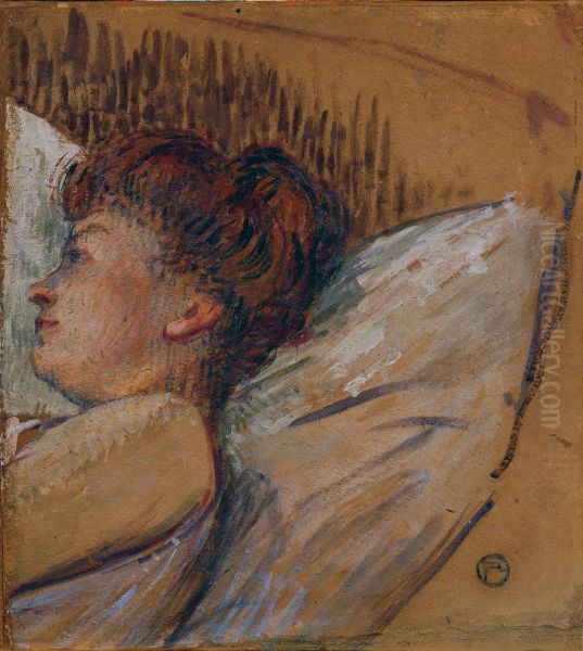 Frau im Bett - view 1