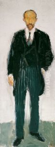Professor Ernst Diez by Richard Gerstl