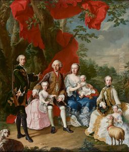 The Family of Count Nikolaus Palffy of Erdod by Martin Van Meytens