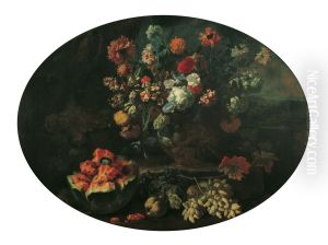 Blumen und Fruchte
