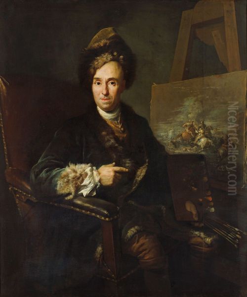 Portrait of the battle-painter Ignace-Jacques Parrocel - view 1