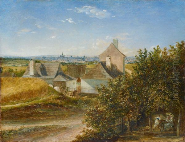 Blick auf Wien von Grinzing - view 1