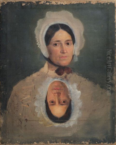 Zwei Frauenkopfstudien - view 1