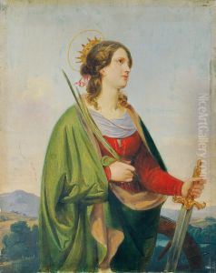 Heilige Katharina by Joseph Hasslwander