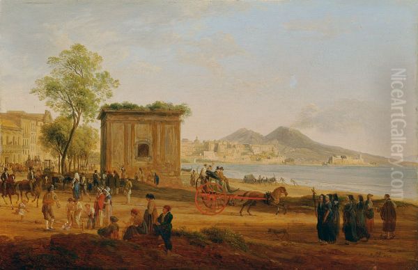 Der Golf von Neapel mit Szenen aus dem Volksleben - view 1