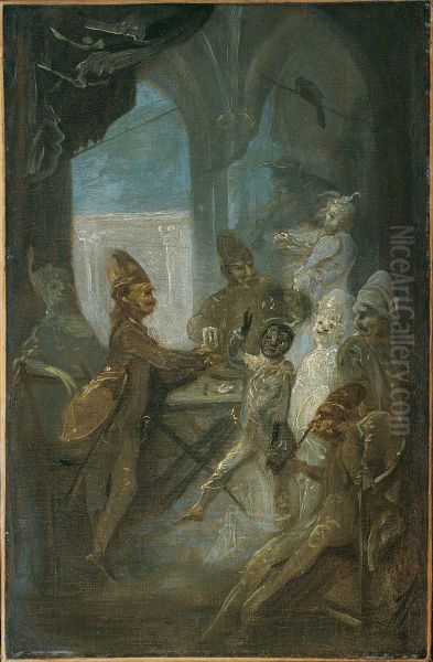 Theater Scene (Soldiers Playing Children?) - view 1