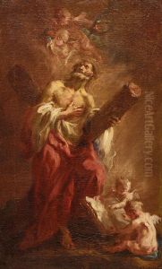 Der Apostel Andreas by Martin Johann Schmidt