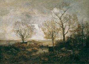 Herbstlandschaft am Fluss Herbstlandschaft am Fluss