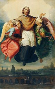 Glorie des heiligen Johannes von Nepomuk by Johann Till the Younger