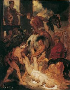 Die Marter des heiligen Hippolytus by Hans (Johann von Strasiripka) Canon