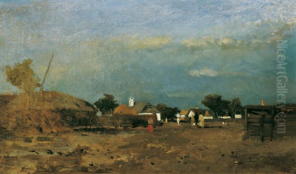 Landschaft in der Puszta - view 1
