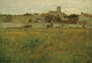 Ansicht von Auvers-sur-Oise by Eugen Jettel