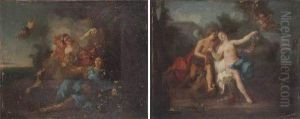 Zephyre Et Flore by Pierre-Jacques Cazes