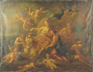 L'enlevement D'europe. by Pierre-Jacques Cazes