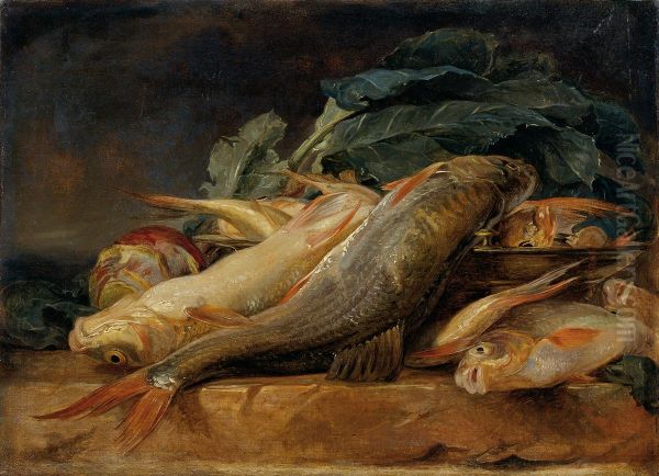 Stillleben mit Fischen - view 1