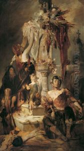 Antike Opferszene by Hans Makart