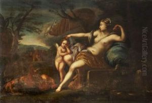 Venus Et L'amour by Pierre-Jacques Cazes