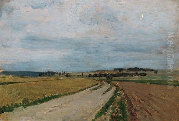 Stimmungsstudie Abend, Michelhausen (Plankenberg) - view 1